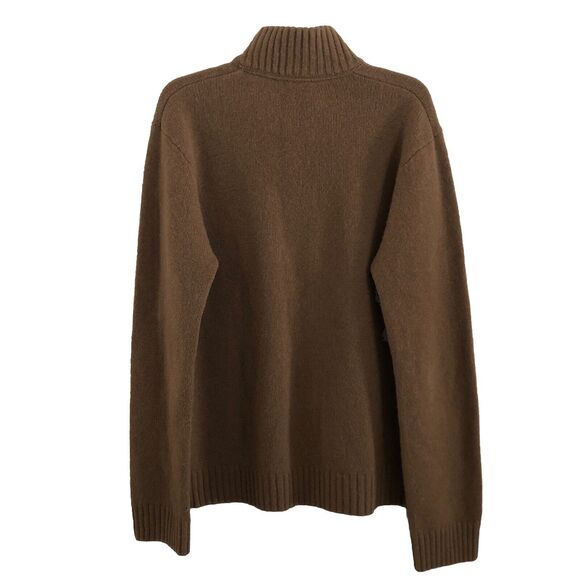 Timberland Lambswool 1/4 Zip Sweater Mens Sz XL Y2k Earthy Stratham Outdoor Gear - Picture 7 of 13